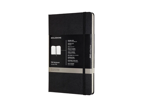 Een Moleskine Professional Ruled Hardcover Notebook A4 Black koop je bij Moleskine.nl